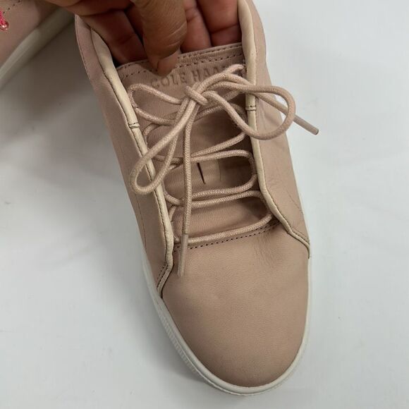 COLE HAAN GRANDPRO LEATHER SNEAKERS BUSH COLOR - Picture 14 of 15